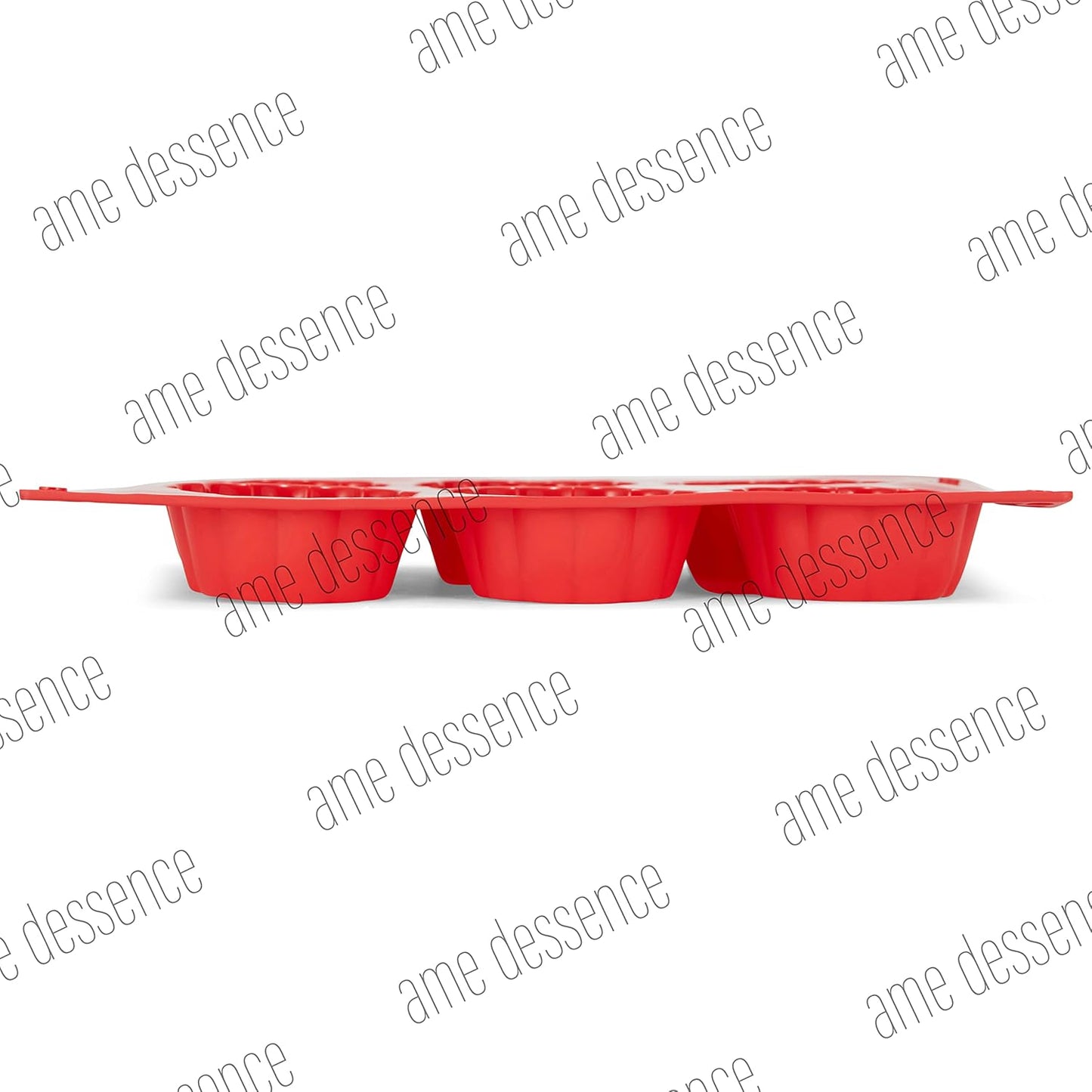 AME D'ESSENCE Brioche Shaped Silicone Baking Mold - Non-Stick, Flexible, 6-Cup Capacity (3.7 oz), Reusable and Food-Grade - Perfect for Brioche, Bread, and More!