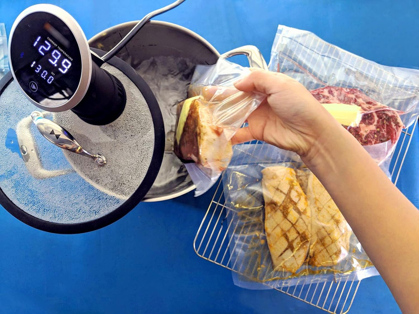 Chef Series Sous Vide, 9.8-Quart Pot, Silver