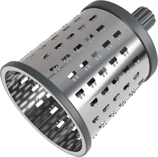 Zyliss E900059 Universal Drum Grater, Stainless Steel, Grating Apples, Cereals, Granola, for Use with Zyliss Rotary Cheese Grater, 5 Year Guarantee