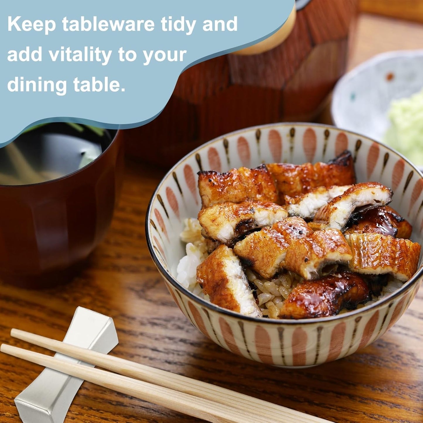 uxcell 2pcs Chopstick Rest, 304 Stainless Steel Chopsticks Holder 2"x0.7"x0.66", Household Tableware Kitchen Tools for Spoon Fork Teaspoon Dining Tool Rest, Silver Tone