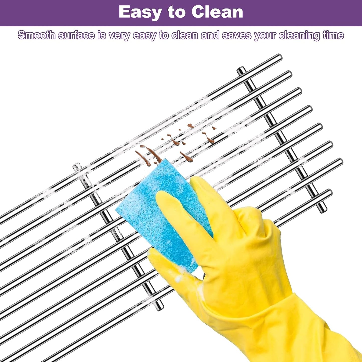 2 Pack 54911 Cooking Grid with 2 Pack 54921 Grill Grates Replacement for Viking VGBQ 30 Inch T Series VGBG 41 Inch T Series VGBQ 53 Inch T Series