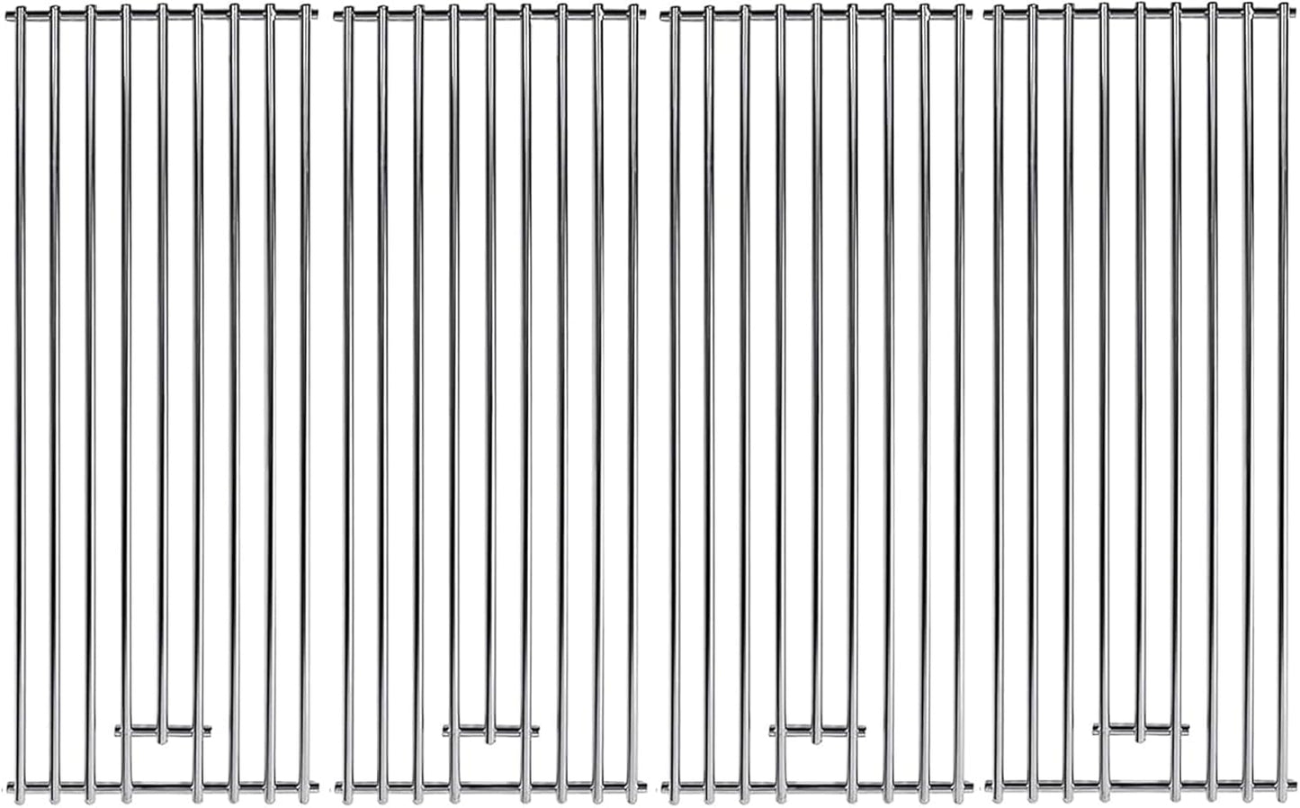19 1/4" Stainless Steel Cooking Grid Grates Replacement Parts for 16517 Bull BBQ Angus, Brahma, Lonstar Select, Outlaw Steer Premium, Lonestar Select,19.25"x7.5",4Pack