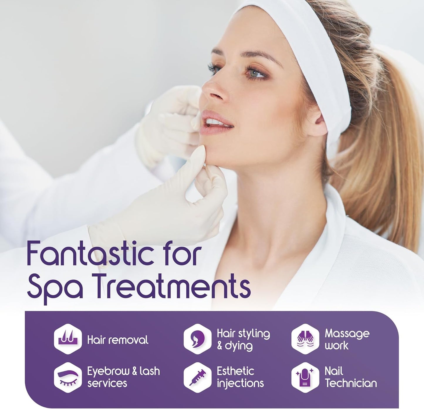 Inspire Exam Grade Powder & Latex Free Stretch Vinyl Gloves, Extra Large, 100 Count