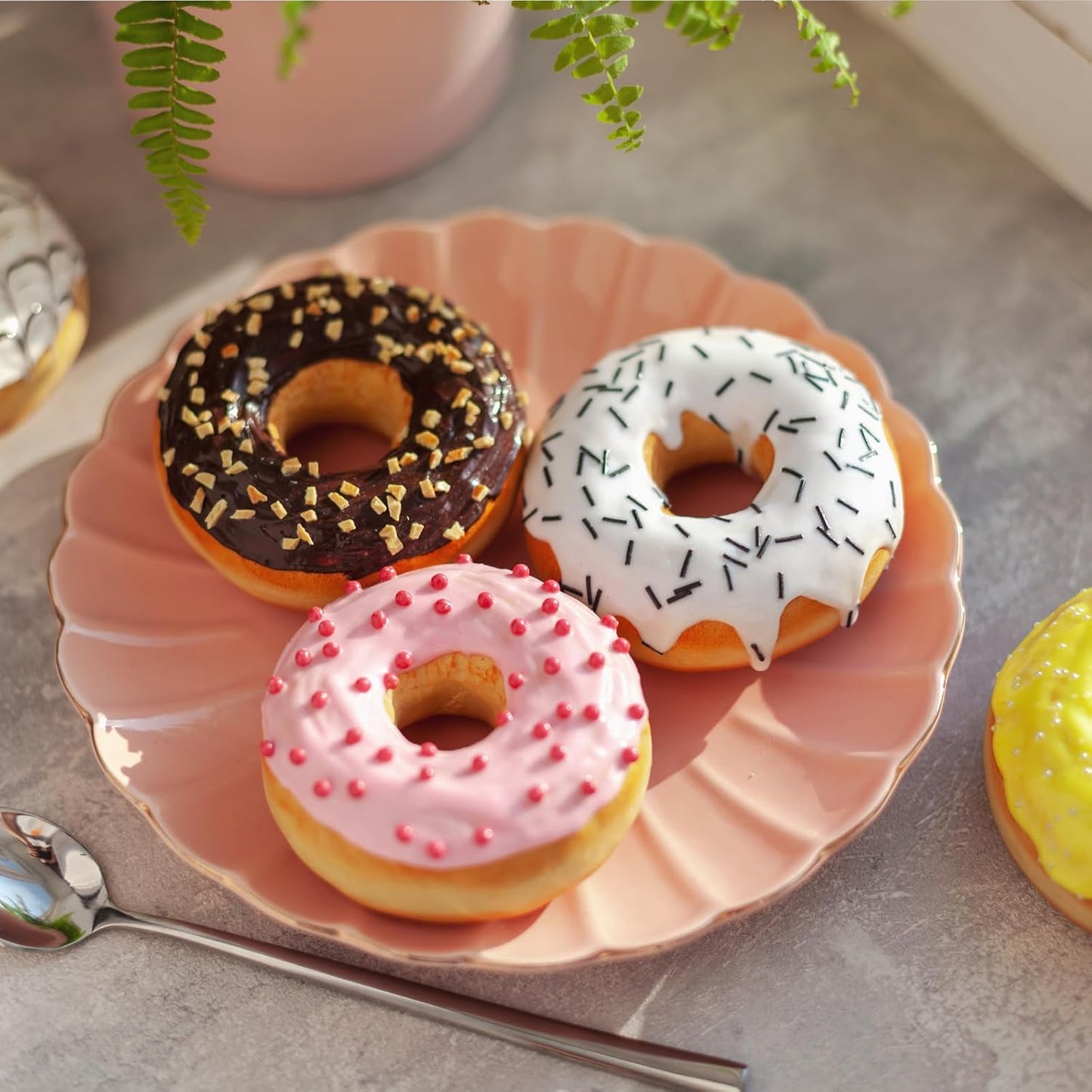 uxcell 4pcs Silicone Muffins Pan, 6 Cup Silicone Cupcake Pan Nonstick Baking Tray for Muffins, Cupcakes, Dishwasher Safe, Pink