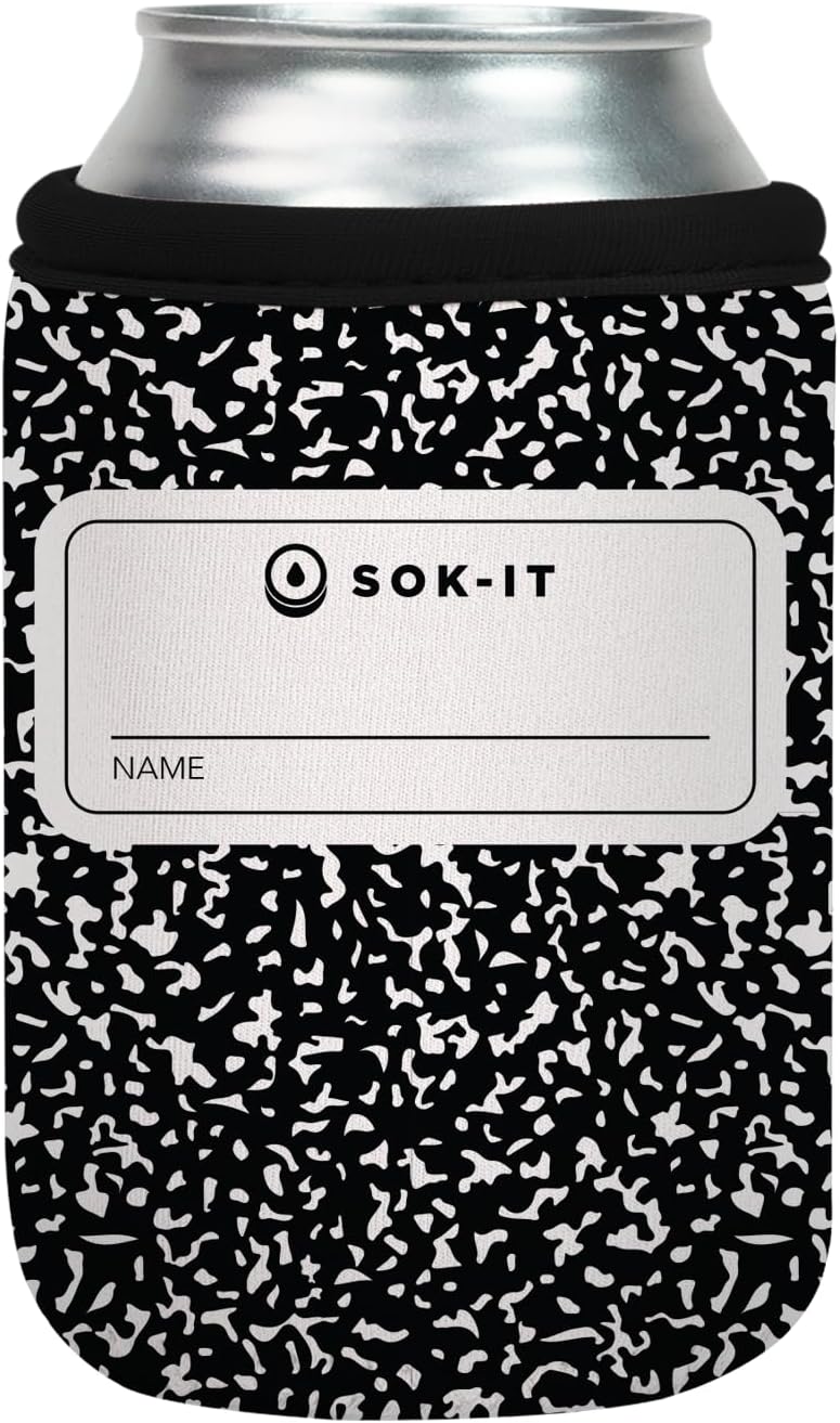 Sok It CanSok Sleeve for Beer & Soda Insulated Neoprene Cover (Compose Yourself, 12oz Can Sleeve)