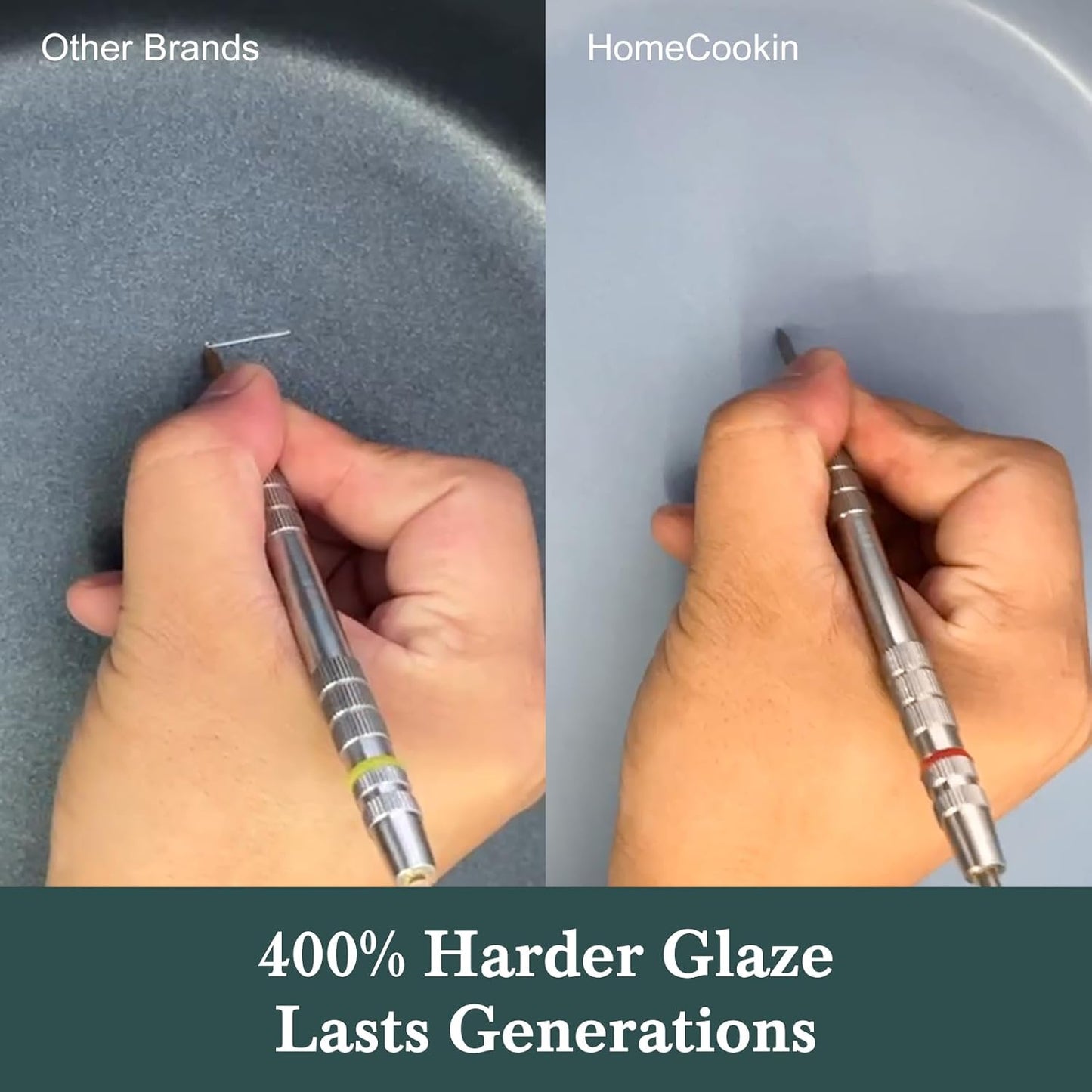 HOMECOOKIN 6-Quart Programmable Slow Cooker with Timer - Small Kitchen Appliance for Family Dinners - Serves 6+ People - Heat Settings: Keep Warm(Black)