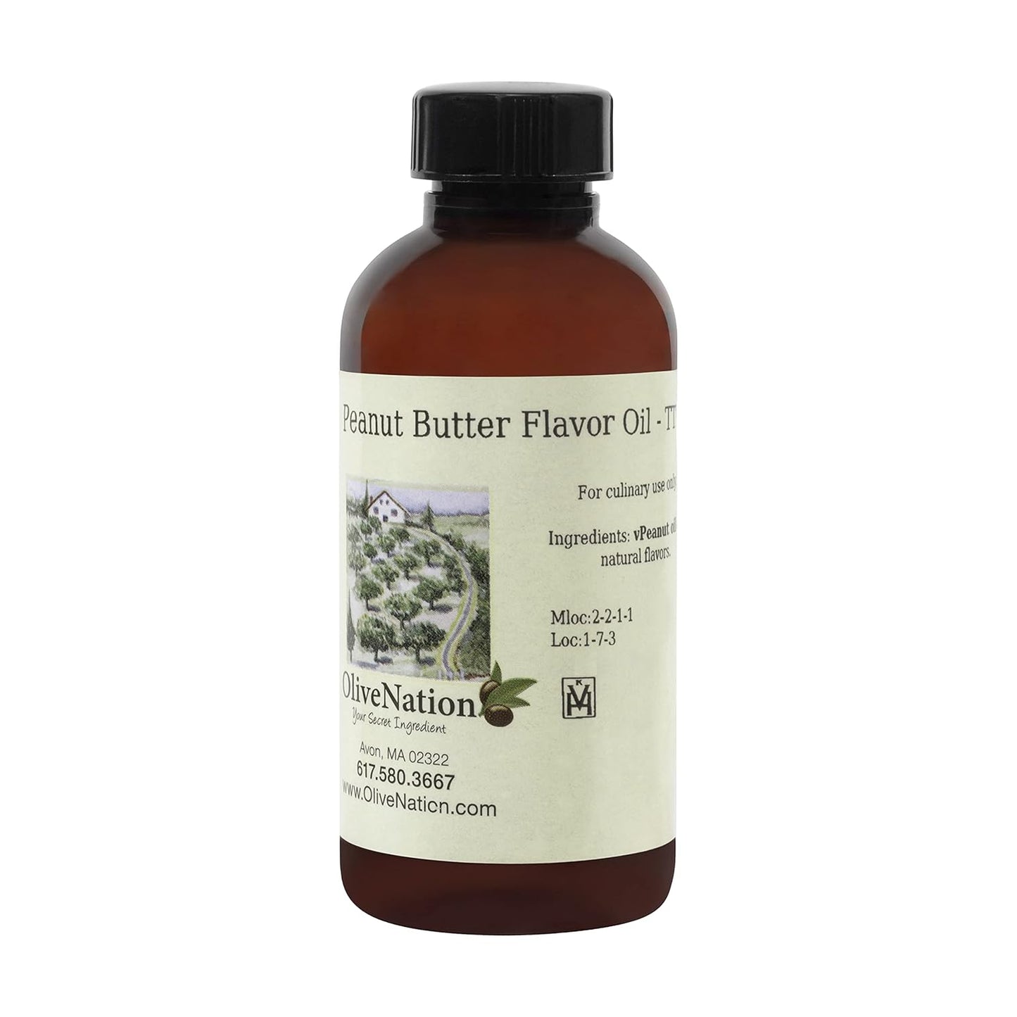 Peanut Butter Flavor Oil - TTB - 8 ounces - Kosher - PG Free - Premium Quality Flavoring for Baking
