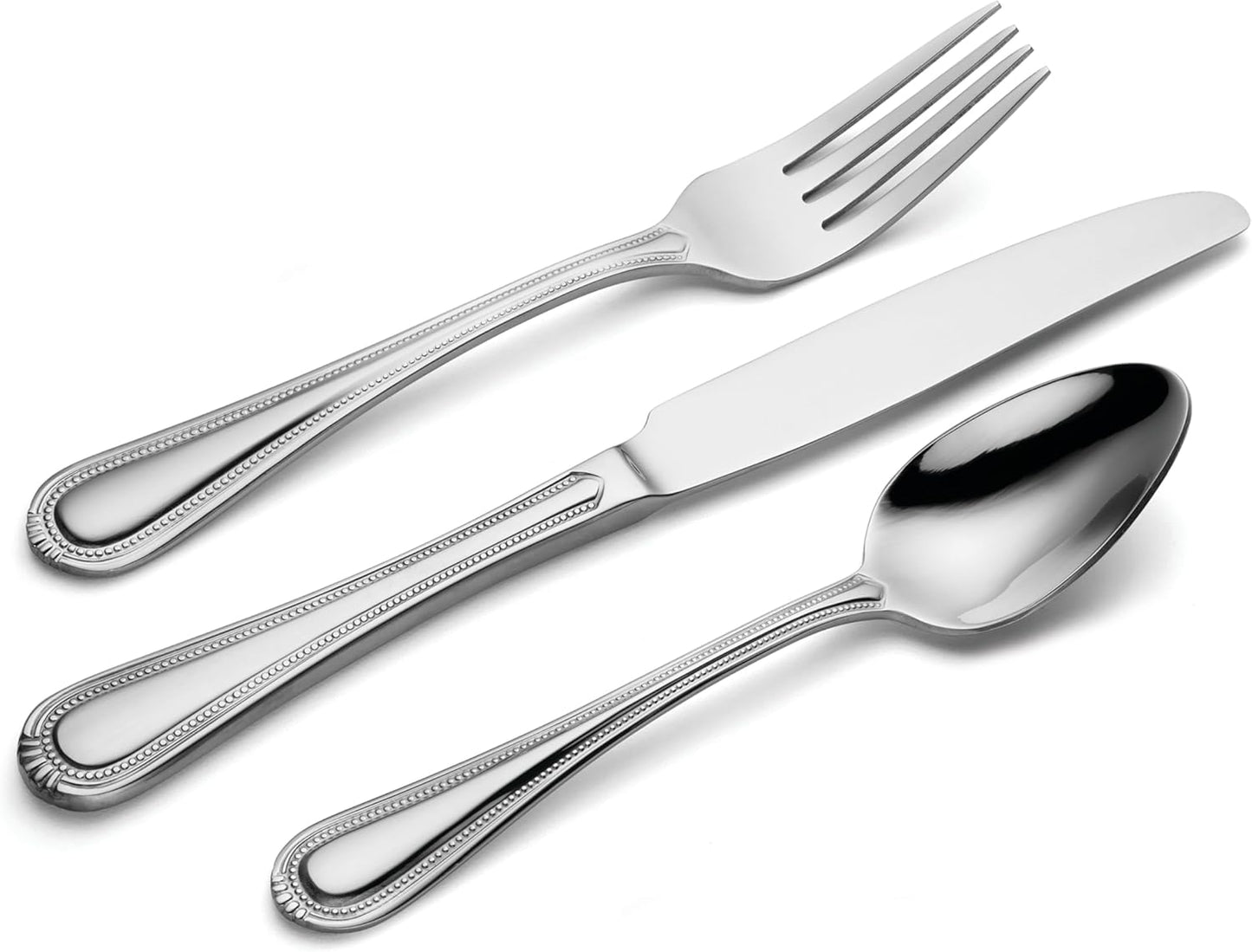 Oneida 895267 Countess 12 Piece Everyday Flatware Set, Metallic