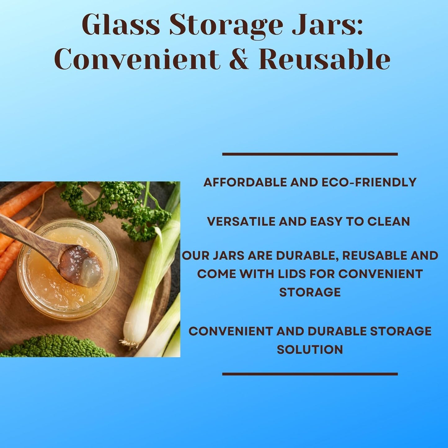 Jarming Collections Mason Jars - 16 oz Glass Extra Wide Mouth Pint Storage Jars with BPA Free Plastic Lids - Made in USA