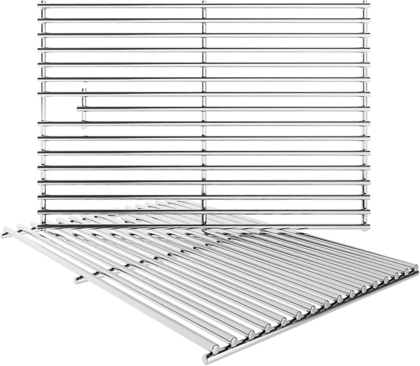 17/17.5/19.5 Inch Stainless Steel Cooking Grill Grates, Nexgrill Replacement Parts for Nexgrill 4 Burner 720-0830H, 720-0783E, 720-0783C Kenmore Uniflame, BBQ Grids Grillgrates, 17"D x 26.4"W