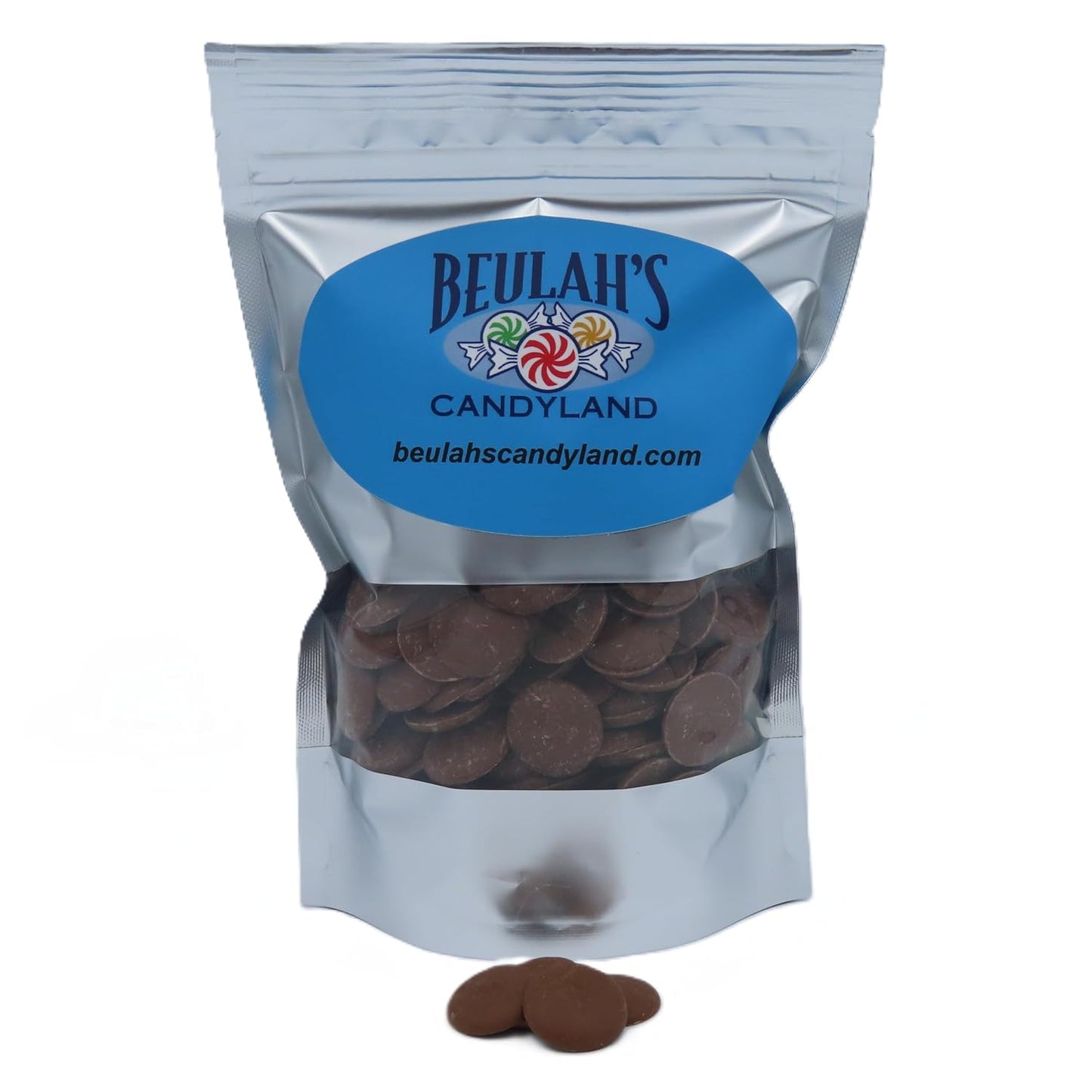 MERCKENS Coating Wafers, Milk Melting Chocolate, Cocoa Lite, 1 Pound Package