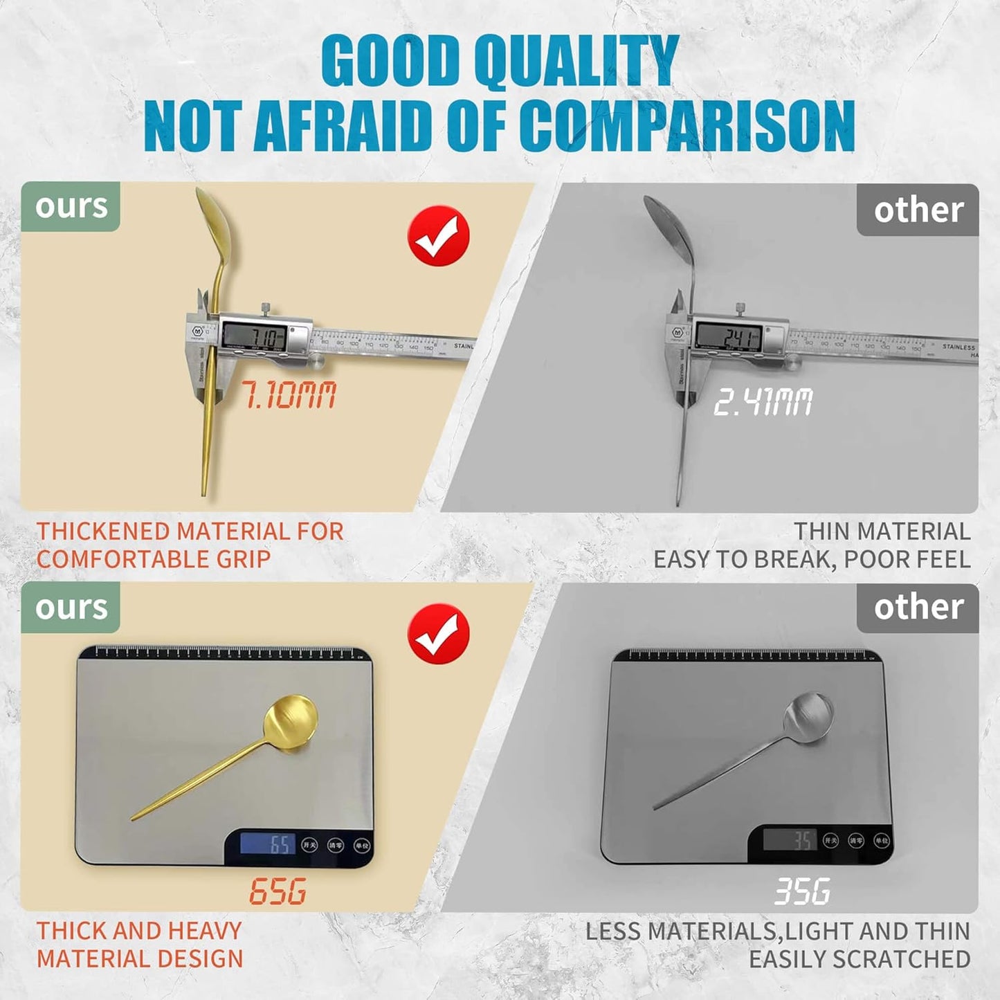 Matte Black White Silverware Set for 6,Modern Stainless Steel Brushed Cutlery Set,30-Pieces Heavy Duty Flatware Set,Knives Spoons and Forks Set Utensils Set, Satin Finish, Dishwasher Safe