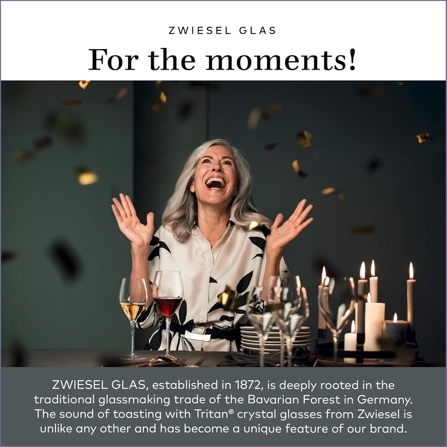 ZWIESEL GLAS Pure Champagne Glass (Set of 6), Champagne Flutes with Effervescent Point, Dishwasher-Safe Tritan Crystal Glasses, Made in Germany (10 Ounce)