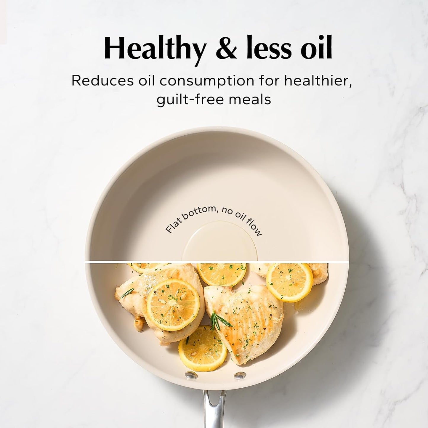 Redchef Nonstick Frying Pan Skillet, Ceramic Non-Stick Saute Pans, 11 inch Cooking Fry Pan with Stay Cool Handle, All Stovetops (Gas, Electric & Induction), Dishwasher/Oven Safe, PFAS-Free (Green)