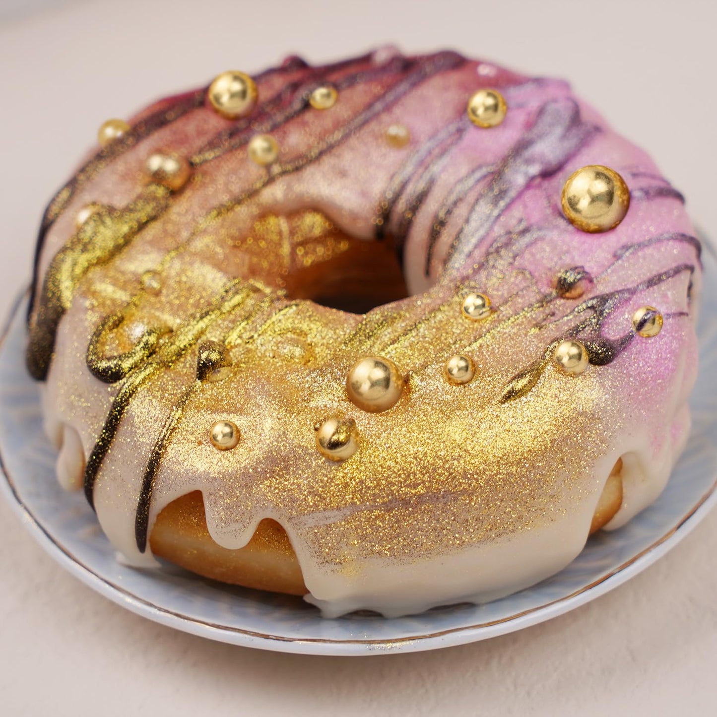 Dazzjoy Gold Pearl Rods Sprinkles, 130g/4.58oz, Mix Size, Gold Sprinkles for Cupcake Decorating, Cupcake Toppers, Cake Decorations, Ice Cream, Wedding Party Valentines Easter Supplies