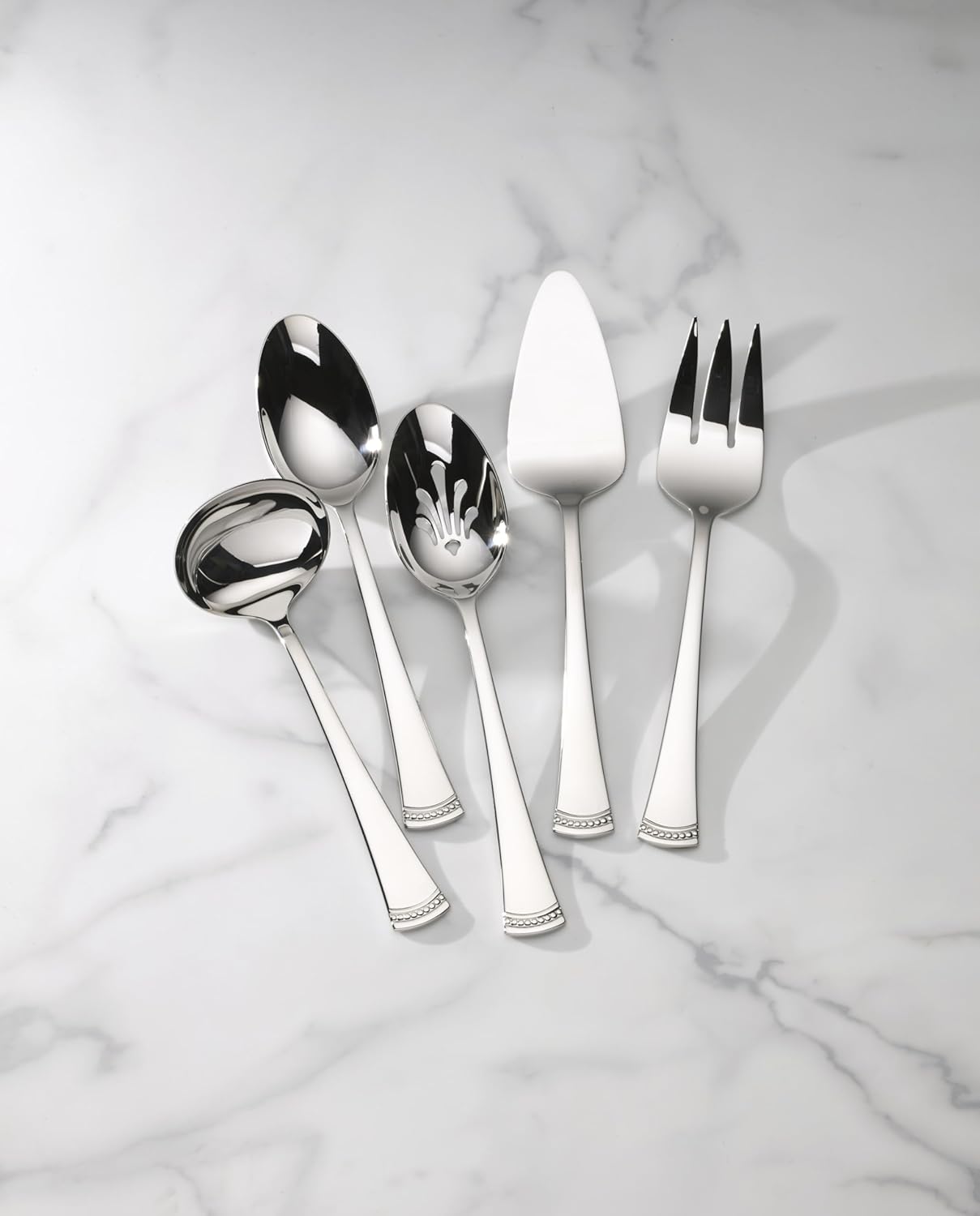 LENOX Portola 5-Piece Hostess Set, 5 Count, Metallic