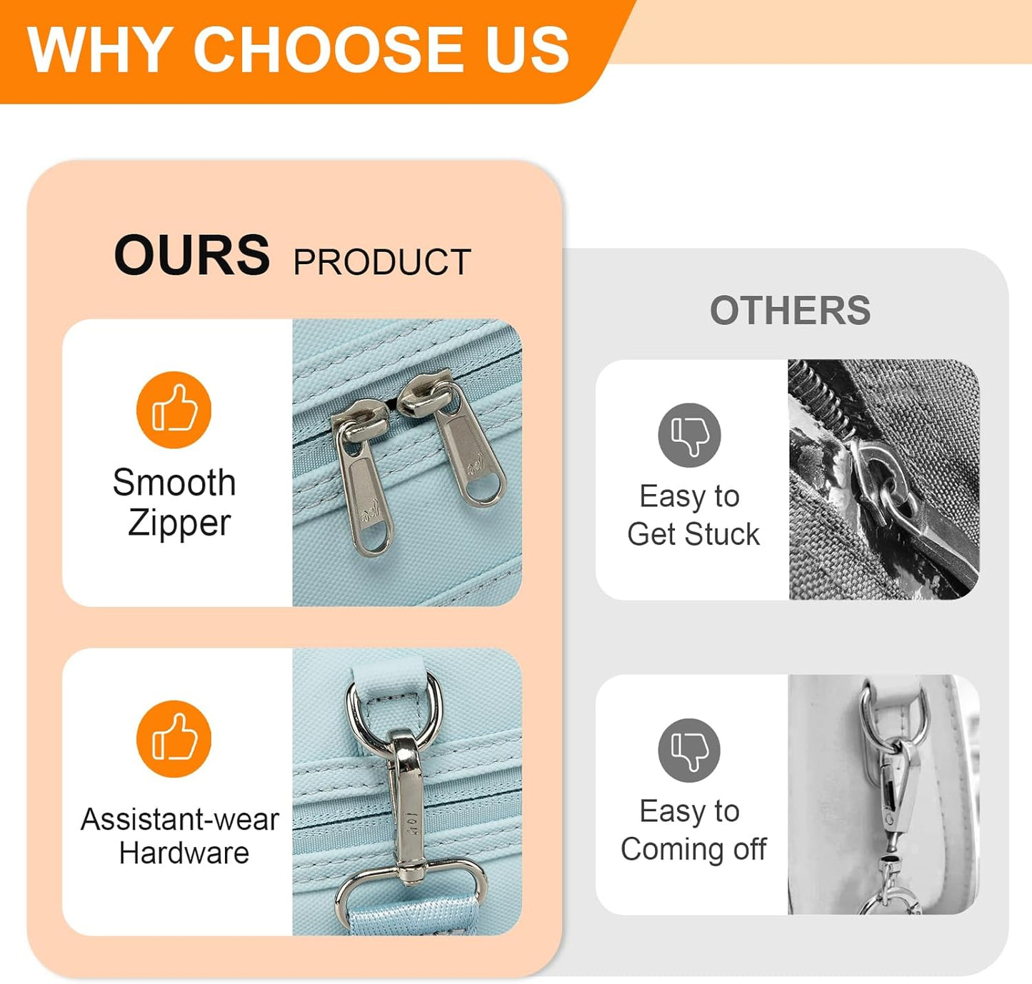 NOL Natural Organic Lifestyle Insulated Lunch Bags for Women Cooler Bag Lightweight Nylon Waterproof Lunch Box For Work (Small, Light blue)