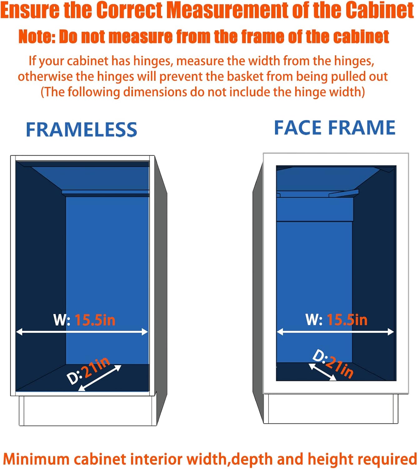 ROOMTEC Pull Out Cabinet Organizer, Cabinet Pull Out Shelves 14" W x 18" D, Heavy Duty Cabinet Drawers Slide Out Kitchen Cabinet Organizers Storage Shelf