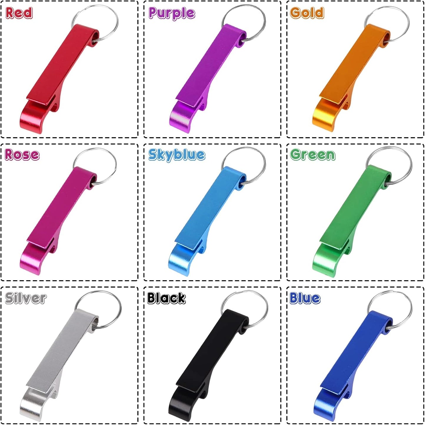 200PCS Personalized Bottle Opener Keychain Bulk Custom Beer Bottle Opener with Logo Text Engraved Wedding Bottle Opener Favors Customized Gifts for Guests Baby Shower Birthday Party-Black