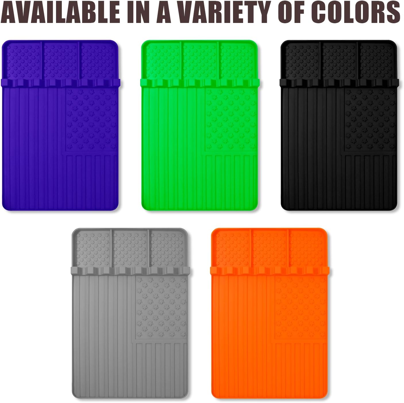 2 PCS Silicone Griddle Tools Mat for Blackstone,Grill BBQ Caddy Utensils Holder for Kitchen,Cooking & Countertop,Large Spatula Mat with Drip Pad,Griddle Accessories for Blackstone (green 2pcs)