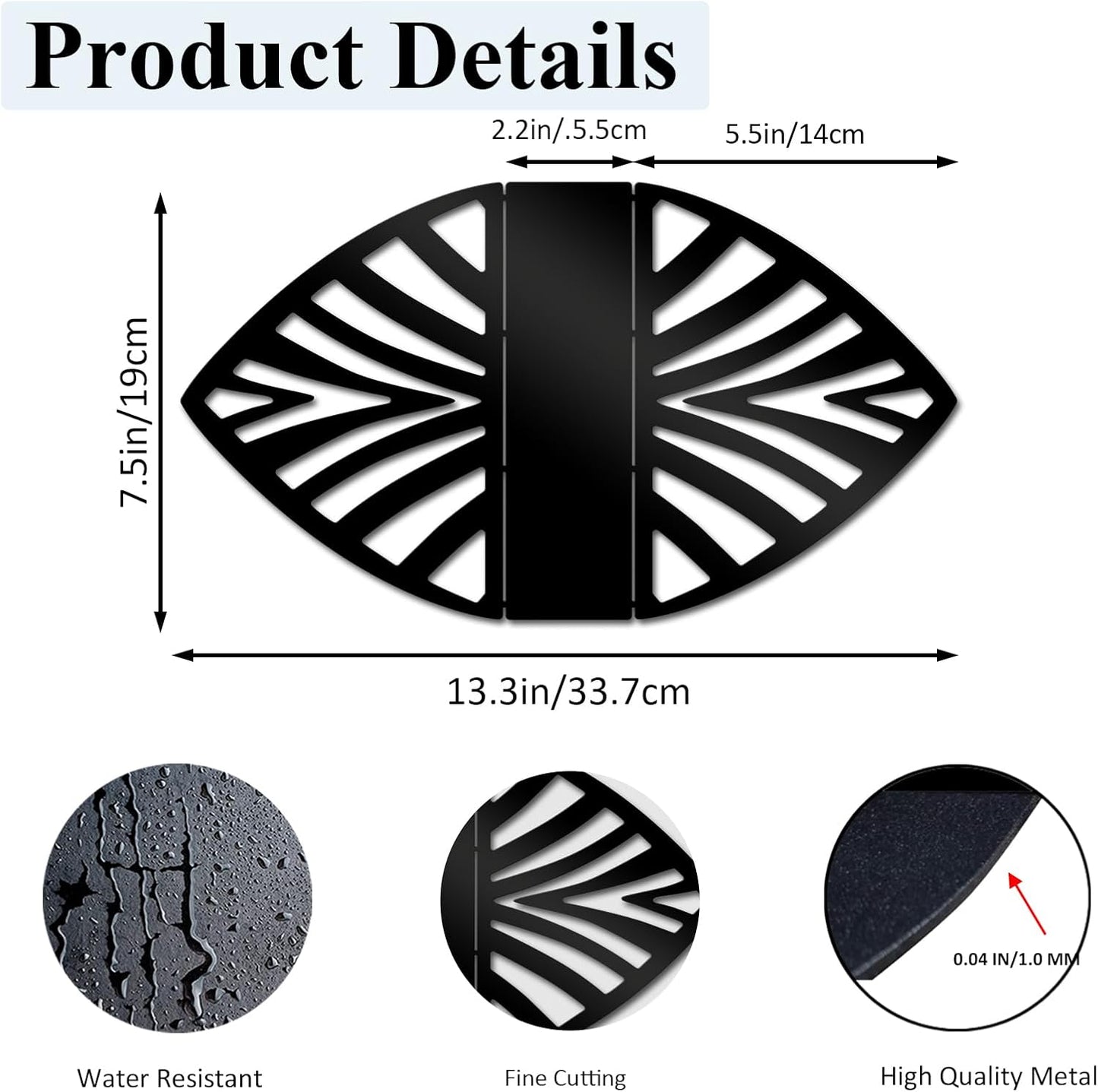 Resama Coffee Filter Paper Holder - Stylish Organizer with Leaf Texture for Kitchen, Cafe, and Office - Decorative Storage Container in Black - Perfect for Home, Dining Room, and Outdoor Use