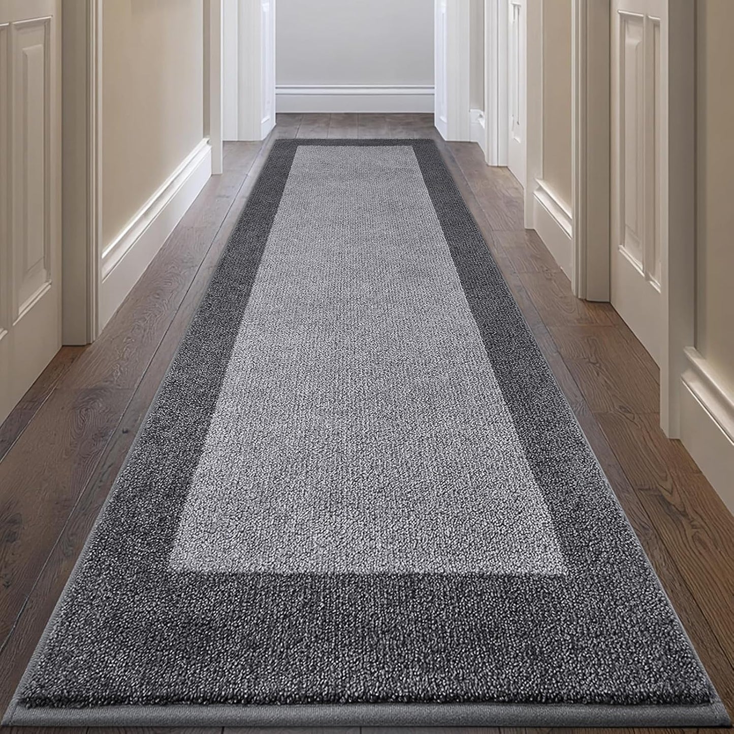 Machine Washable Kitchen Rug 32" x 84", Non Slip Kitchen Mat for Floor, Absorbent Entrance Runner Rug for Bedroom, Hallway, Bathroom, Door (Roll Packing)