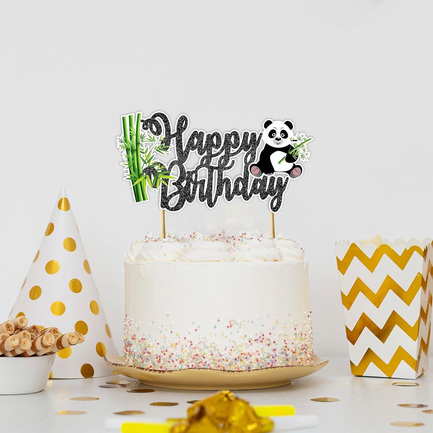 Seyal® Panda Happy Birthday Cake Topper