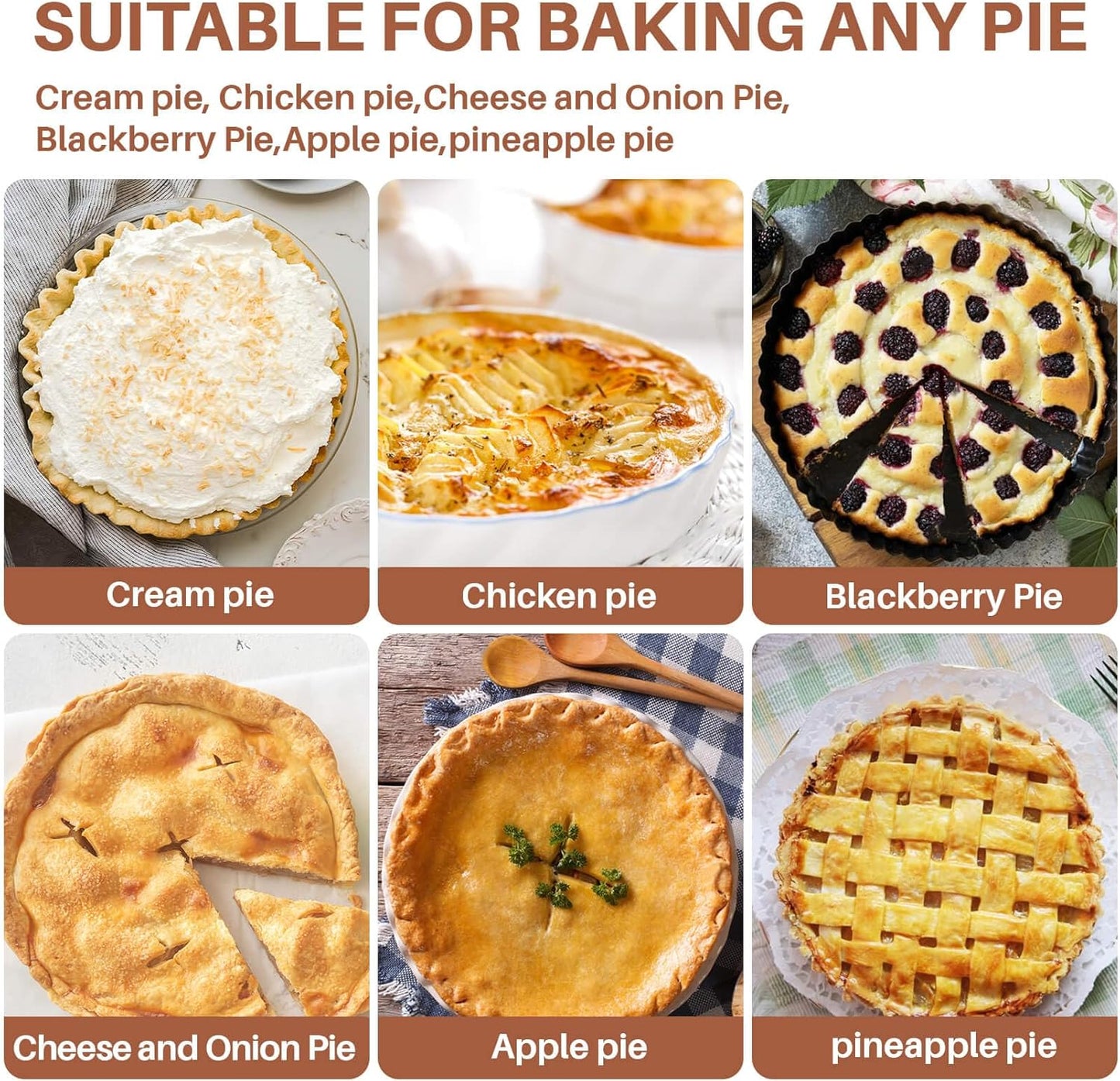 Sukh 1LB Pie Weights for Baking - Pie Crust Weights Ceramic Baking Beans for Reusable Natural Ceramic Stoneware Homemade Kitchen Must Have Round Household Steam Oven Stone