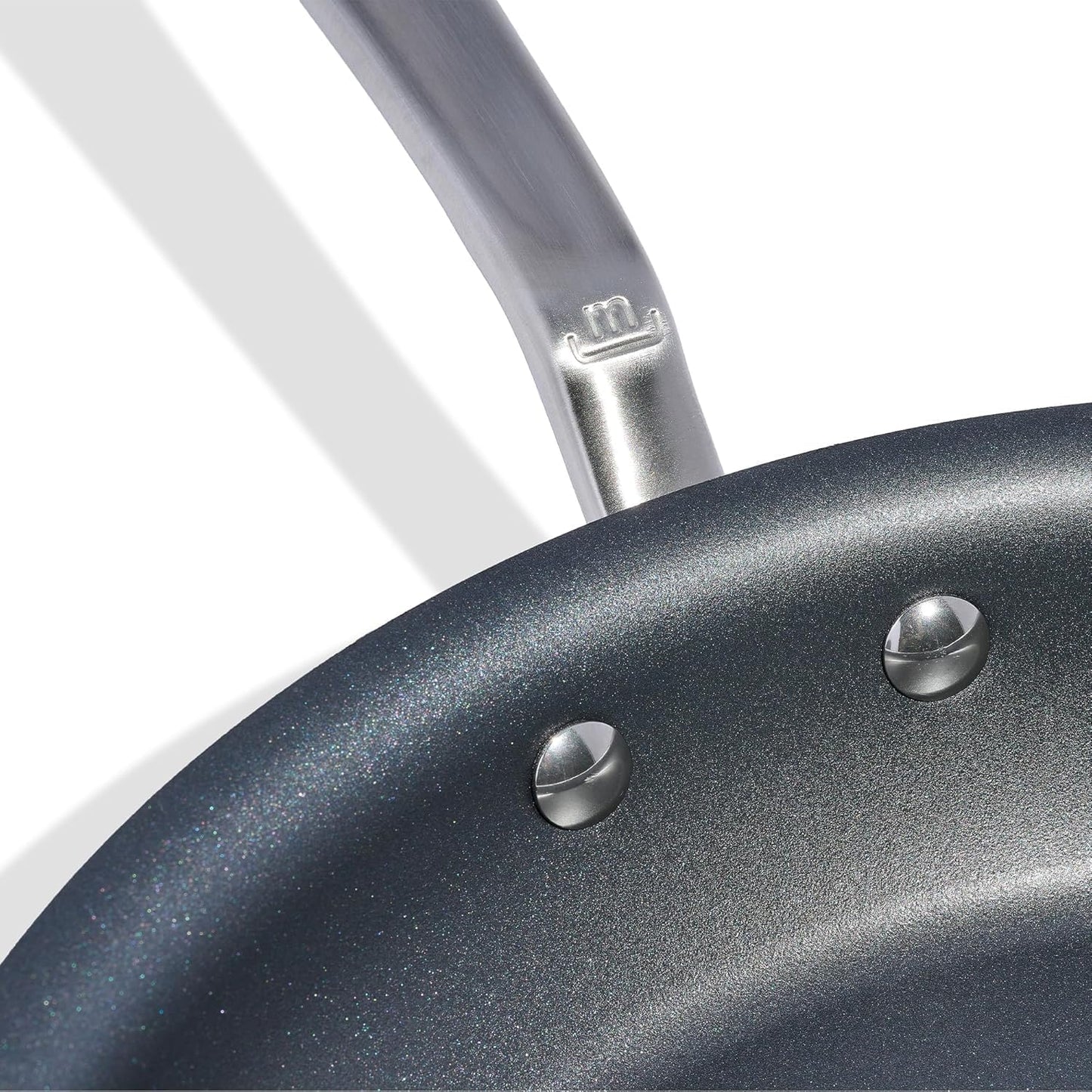 Made In Cookware - ProCoat 12" Non Stick Frying Pan (Graphite) - 5 Ply Stainless Clad Nonstick - Professional Cookware - Crafted in Italy - Induction Compatible