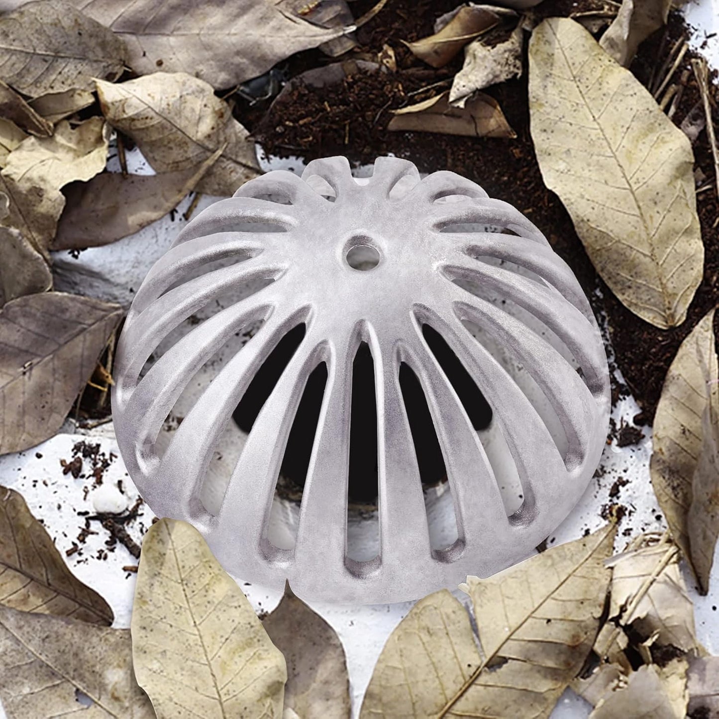 Floor Sink Strainer, Floor Drain Strainer, Heavy Duty Aluminum Dome Drain Cover, Floor Drain Cover for Restaurant, Home, Garden, Kitchen, Bar, Buffet or Food Service 5-1/2" W x 2-1/4"H(3PCS)