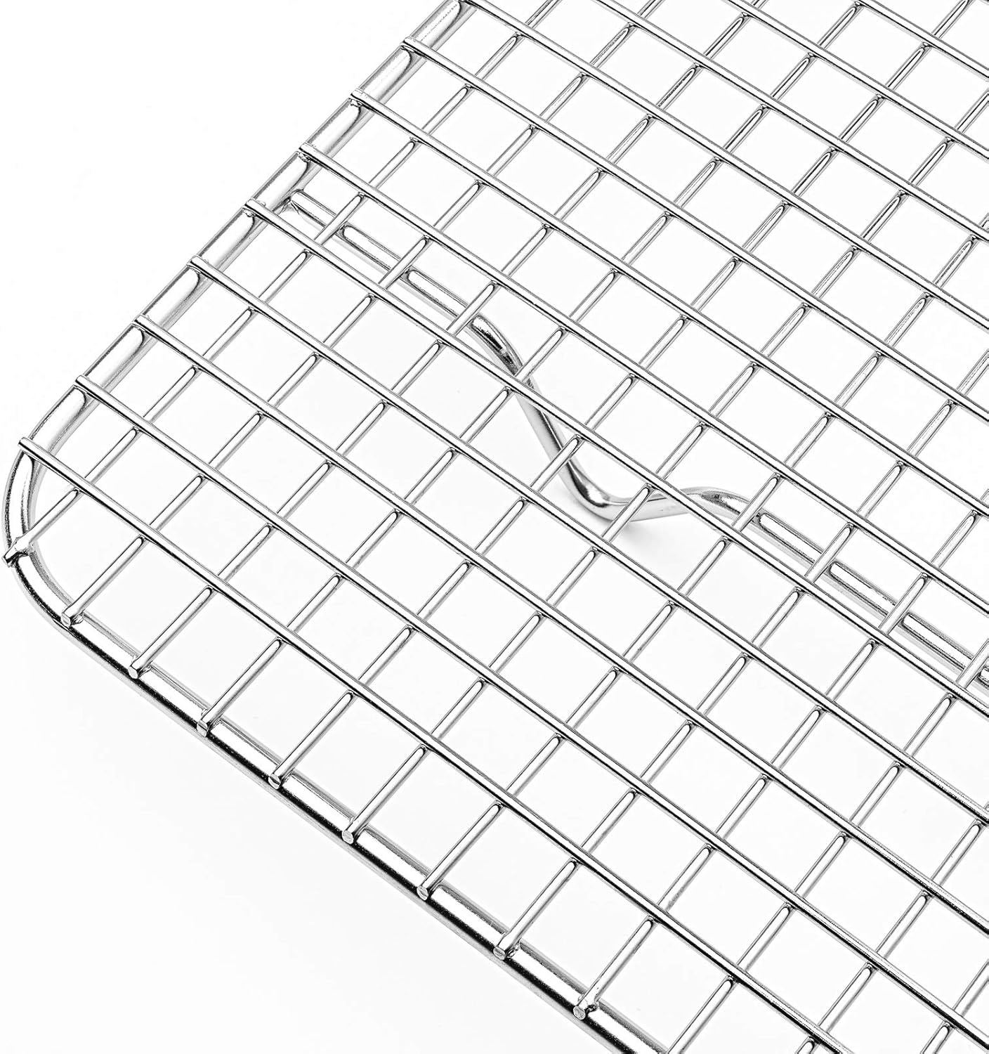 Last Confection Stainless Steel Baking & Cooling Rack - 10" x 15" - Cookie Baker's Oven Sheet Pan Wire Rack