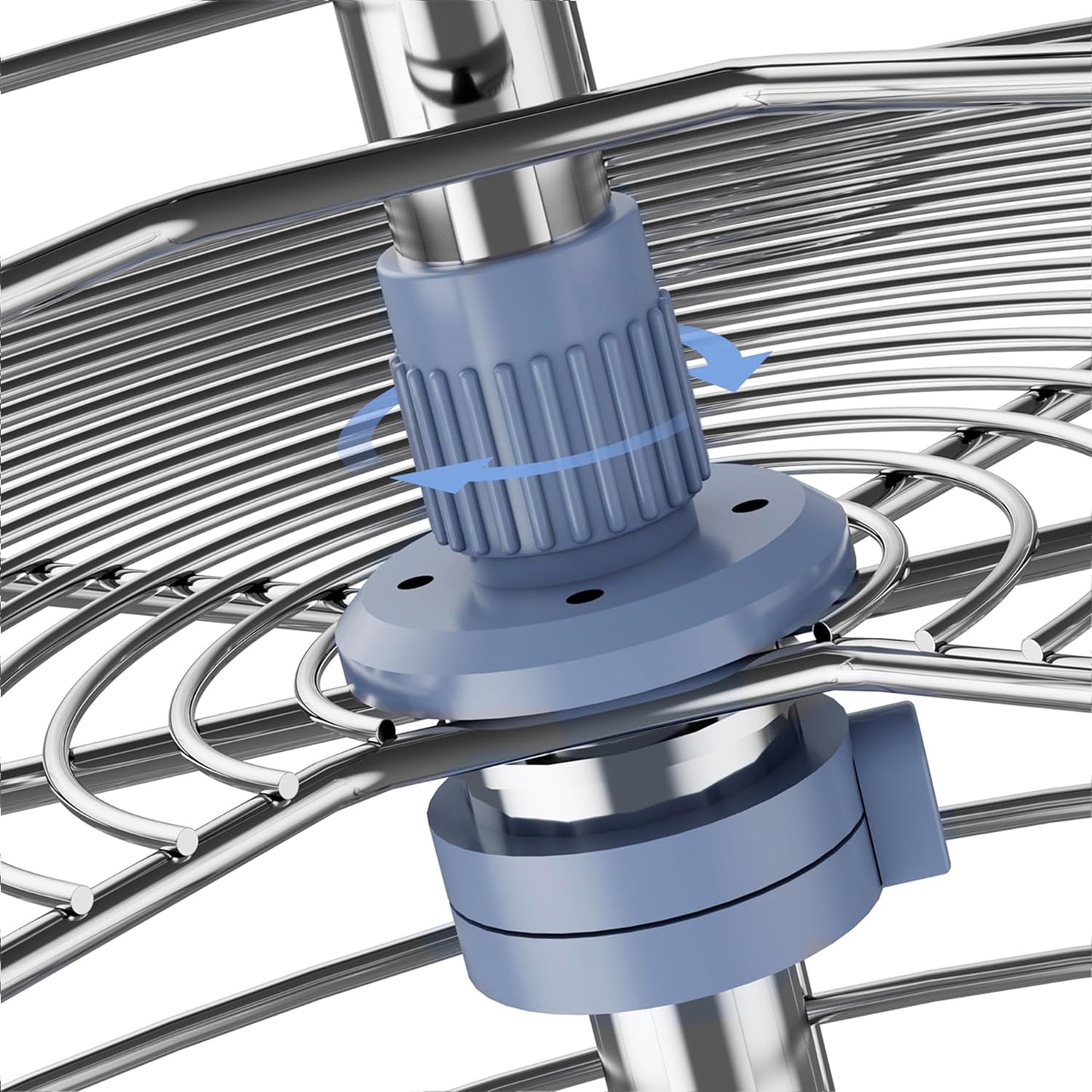 28" Corner Cabinet Lazy Susan Turntable, 270° Adjustable Height Chrome Replacement Shelves for Kitchen Corner Cabinet