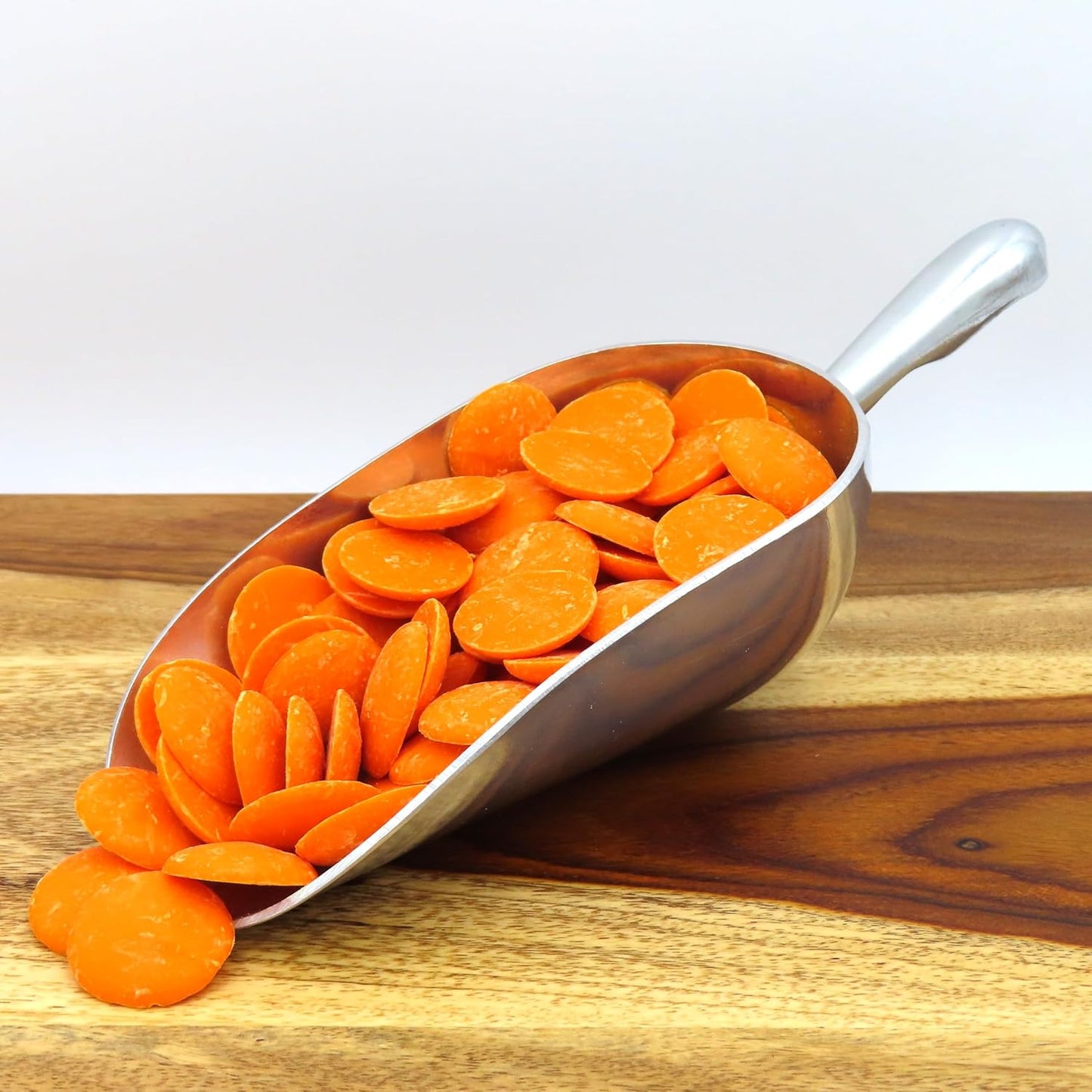 MERCKENS Coating Wafers, Orange Melting Chocolate, 1 Pound Package