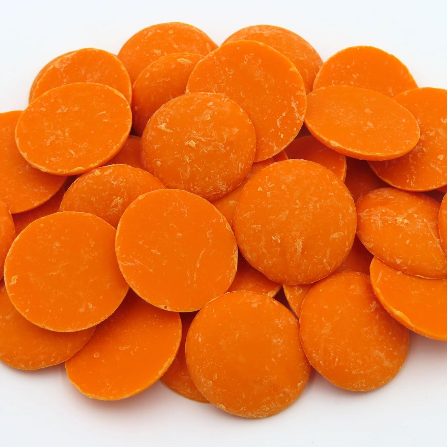 MERCKENS Coating Wafers, Orange Melting Chocolate, 1 Pound Package