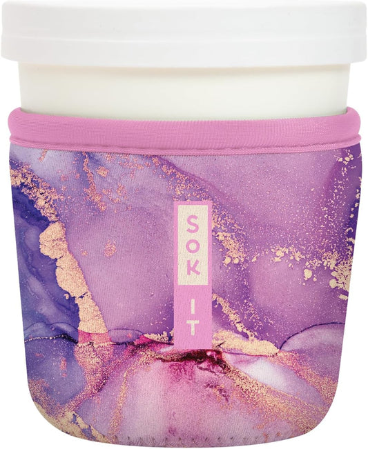 Sok It IceCreamSok Insulated Neoprene Cover (Aurora Era, Tapered Ice Cream Pints)