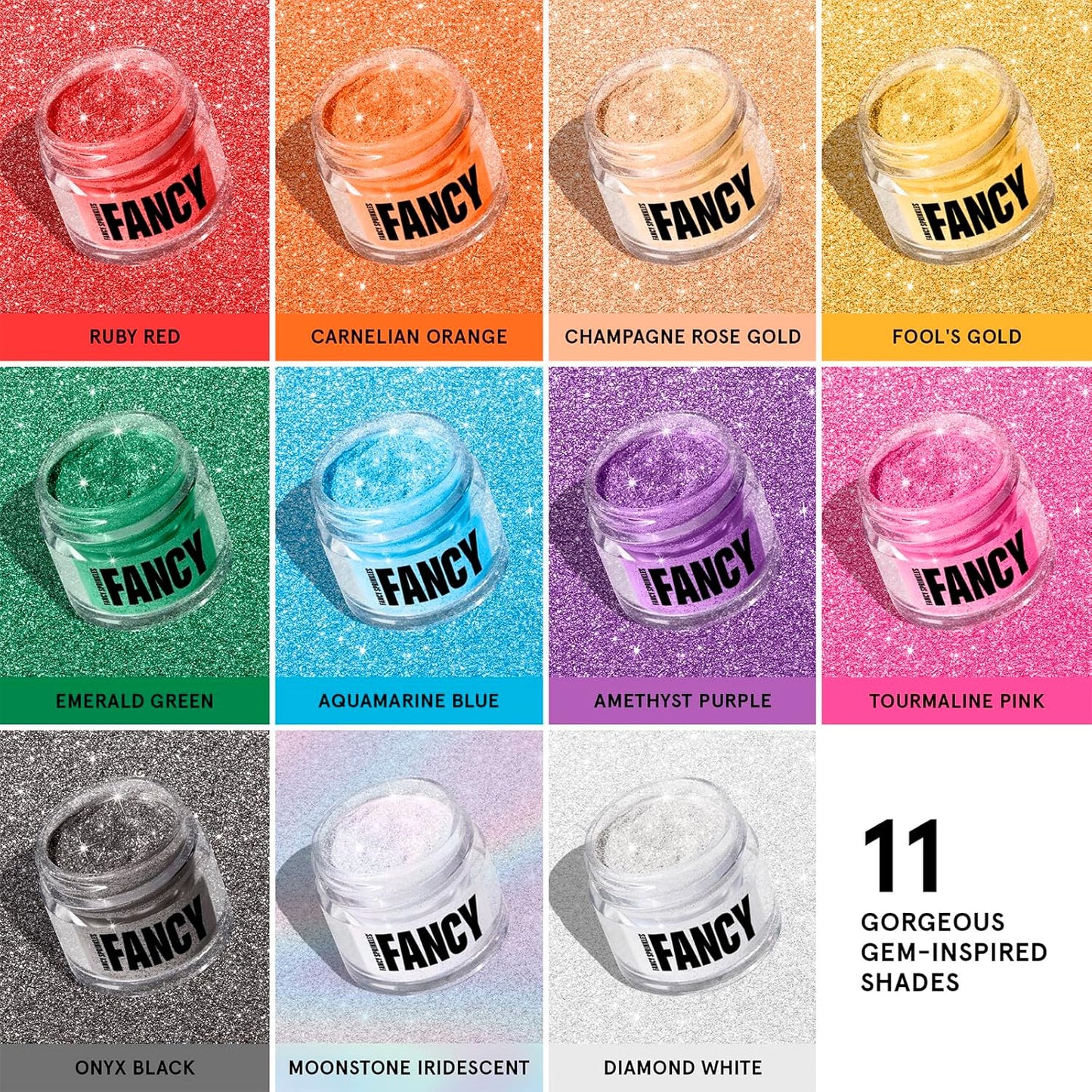 Fancy Sprinkles Champagne Rose Gold Premium Edible Glitter, 100% Edible Glitter for Sparkling Food & Drinks No Taste or Texture (4gm)