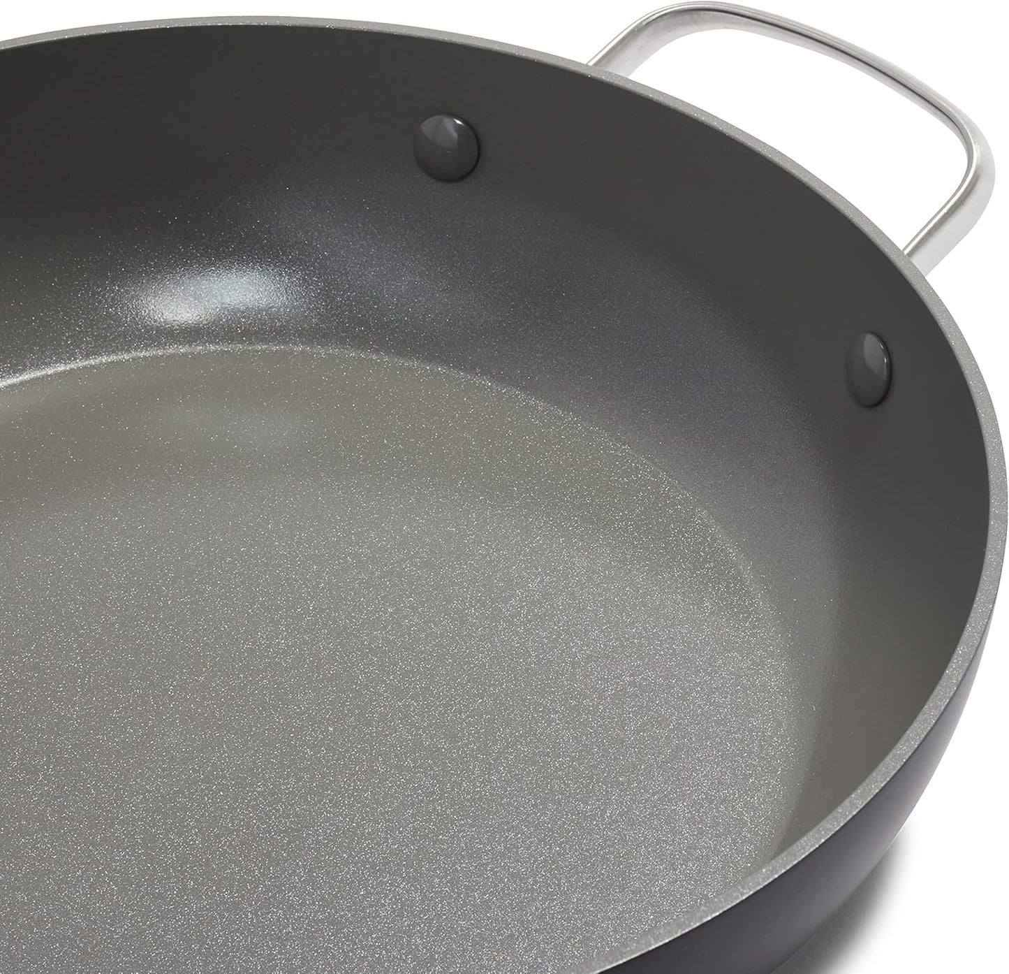 GreenPan Chatham Hard Anodized Healthy Ceramic Nonstick 10 Piece Cookware Pots and Pans Set, Frying Pan Skillets, Saucepans, Saute Pan, Stockpot, Lids, PFAS-Free, Dishwasher & Oven Safe, Gray