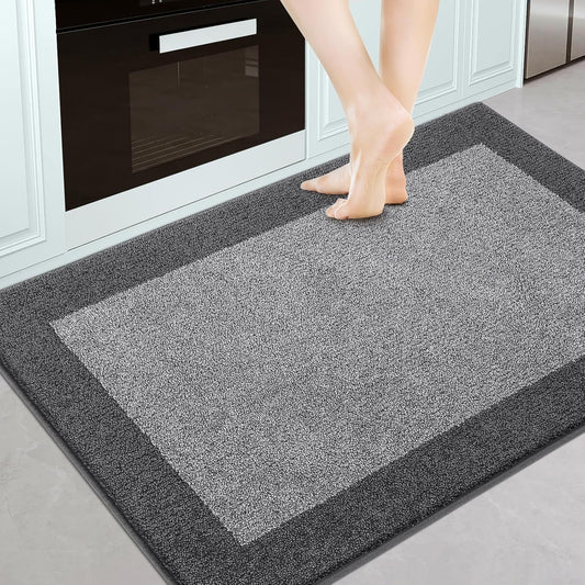 Machine Washable Kitchen Rug 32" x 48", Non Slip Indoor Door Rug, Absorbent Entrance Runner Rug for Bedroom, Hallway, Bathroom, Floor