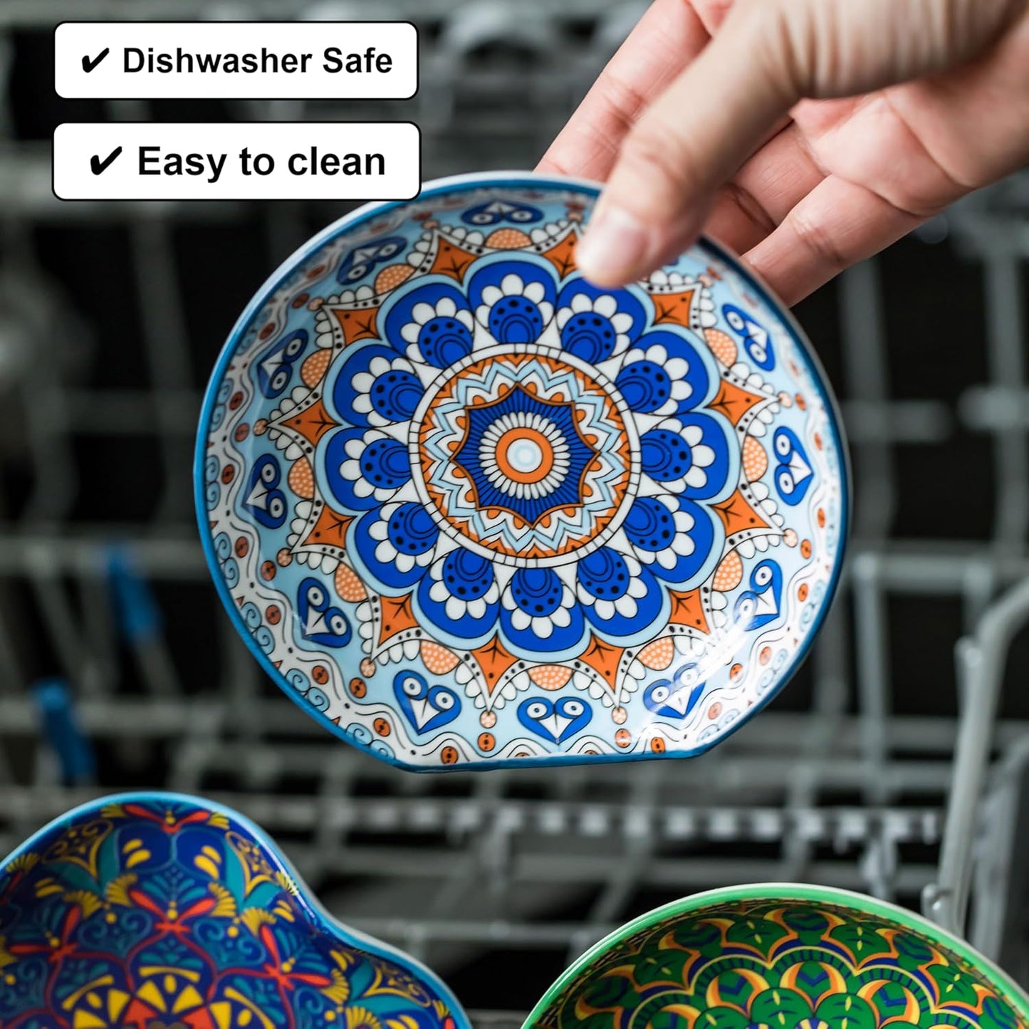 Spoon Rest for Stove Top Boho Style Spatula Rest Spoon Holder, 5.3in Ceramic Spoon Rest for Coffee Bar, Cooking Housewarming Gift Modern Farmhouse Kitchen Décor