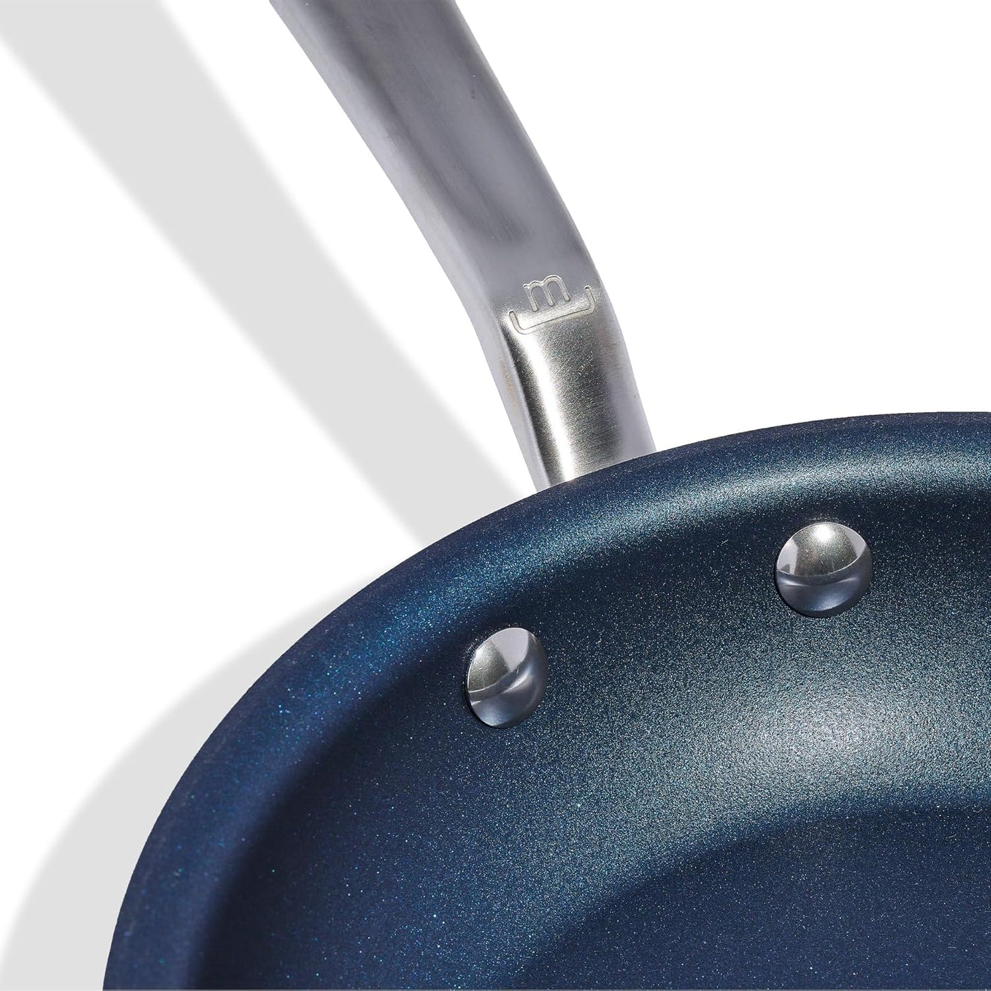 Made In Cookware - ProCoat 8" Non Stick Frying Pan (Harbour Blue) - 5 Ply Stainless Clad Nonstick - Professional Cookware - Induction Compatible