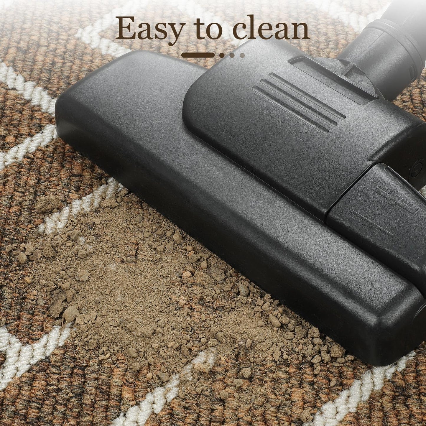 hicorfe Kitchen Rugs and Mats Sets,Super Absorbent Polypropylene Non-Slip Rug,Soft Comfort Floor Mat,Washable for Kitchen,Hallway,Office,Sink,Laundry(20" x 31.5",Brown)