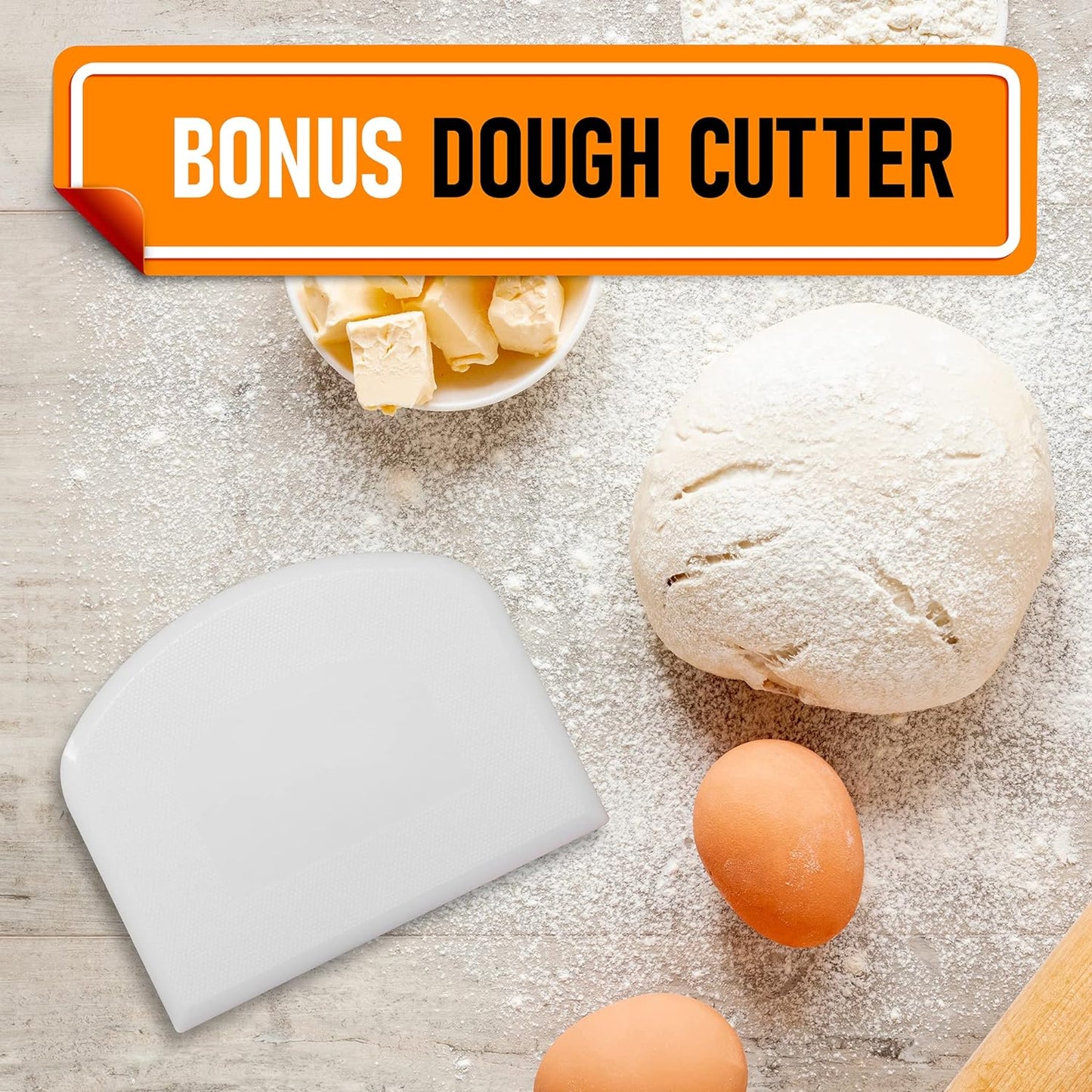 Flour Sifter , 3 Cup Stainless Steel , Great Double-layer Baking Sifters for all Baking Flour and Powdered sugar, Flour Strainer