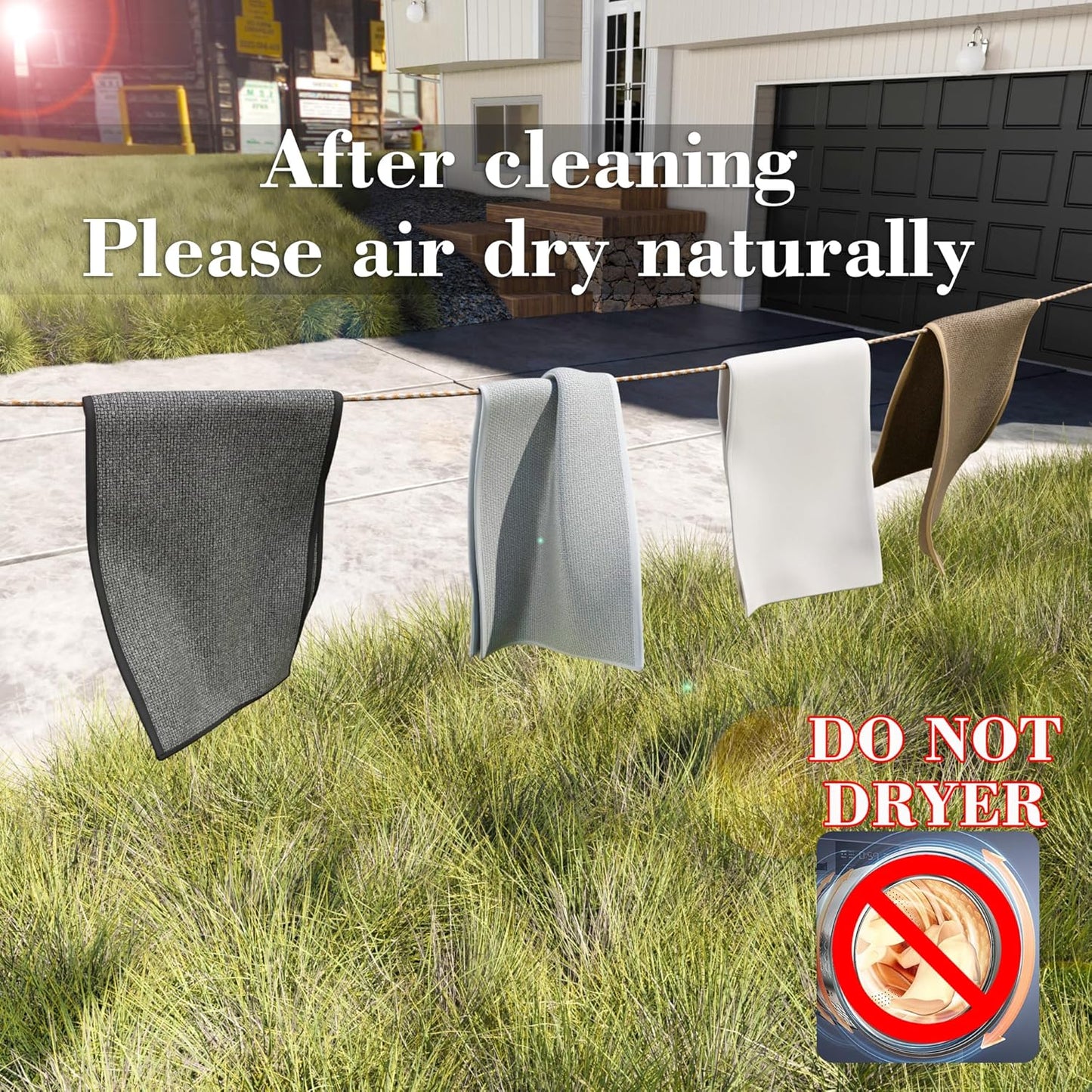 Kitchen Mat Set of 2 PCS, Cushioned Non Slip Rugs for Kitchen Floor, Absorbent Runner Comfort Standing Mats Washable for Kitchen, Office, Home (Black, 17.3"x30"+17.3"x71")