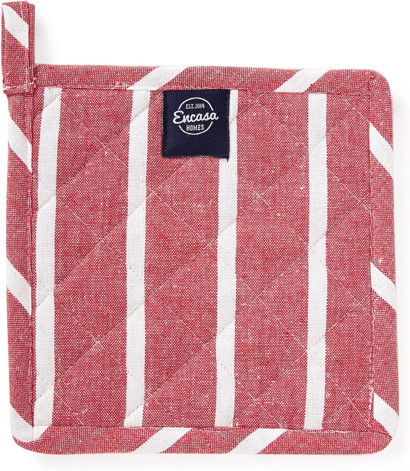 Encasa XO 8 inches Oven Microwave Potholders (2 pc Set) for Kitchen Cooking & Baking - Heat Resistant, Thick & Safe, Protection of Hands from Hot Utensils